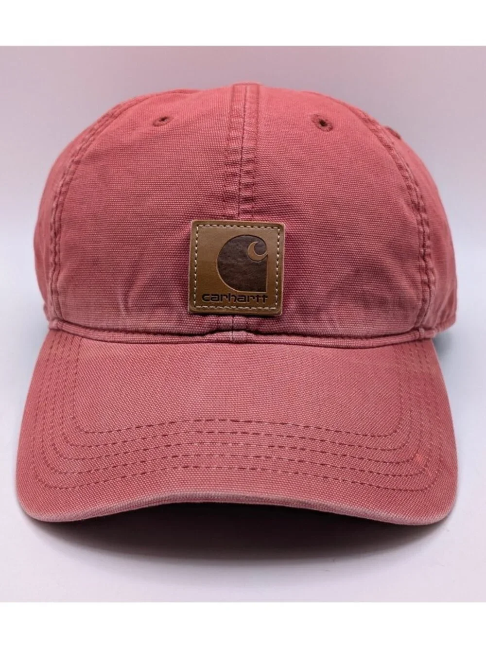Carhartt Salmon Pink Faded Coral Hat Cap Adjustable Strap Back Unisex Work Wear